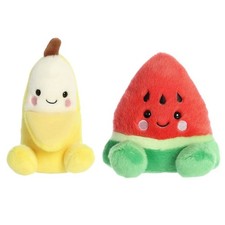 Aurora  Palm Pals  Cravings Duo 5" Inch Plush Set, Sandy Watermelon  Gwen Banan