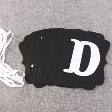 Wedding Party Bunting Banner Just Married Paper Decoration with Rope Set