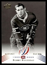 2008-09 Upper Deck Montreal Canadiens Centennial Bobby Rousseau #132