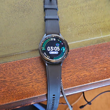 Samsung Galaxy Watch 46mm Black Stainless Steel Smartwatch GPS AMOLED