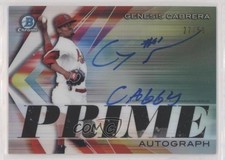 2019 Bowman Chrome Prime Signatures 27/50 Genesis Cabrera #PCS-GC Auto s3g