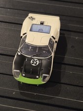 AFX Ford GT40 Mark II Car - White/Black 95 Slot Car Nice