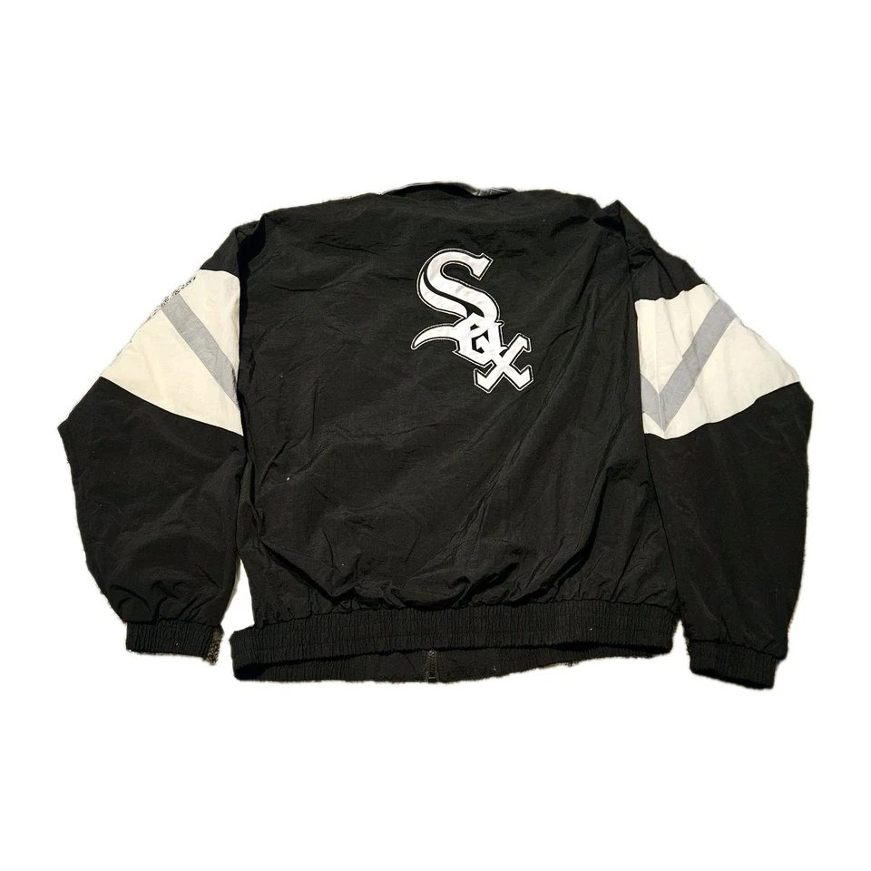 Chaqueta cortavientos Reebok vintage de los Chicago White Sox años 90 bordada MLB talla grande Foto 2 de 4