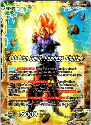 Son Goku // SS Son Goku, Fearless Fighter Uncommon Ultimate Squad BT17-081 NM