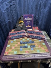 1998 SCRABBLE TURNTABLE CROSSWORD 50th ANNIVERSARY BOARD GAME MILTON BRADLEY S10