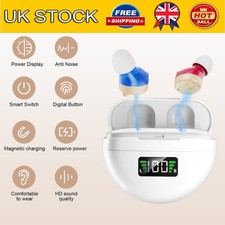 Digital Mini Hearing Aids Invisible In Ear Small Sound Voice Amplifier Enhancer