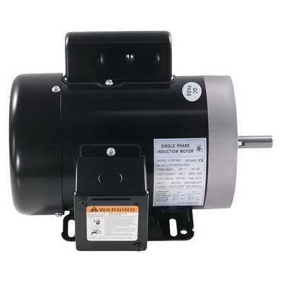 1HP 3450RPM Electric Motor Single Phase ODP 56C Frame 115/230V CCW AC Motor