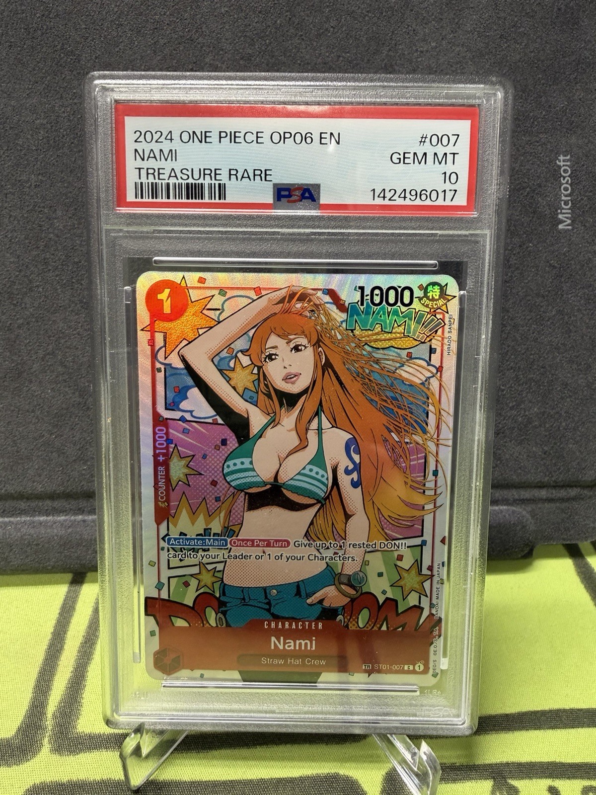Nami 2024 Wings of the Captain #ST01-007 Treasure Rare Price Guide 