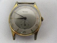 (ref1ZF) Vintage non working rolled gold/plated Rotary wristwatch
