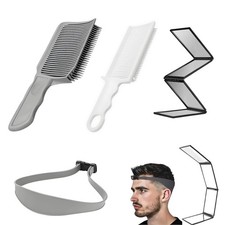 Fade Combs, 4 Piece Self Haircut Kit for Men Professional Barber Positioning Com