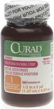 Curad Iodoform Gauze Packing Strip, Sterile, 1/2" X 5Yd