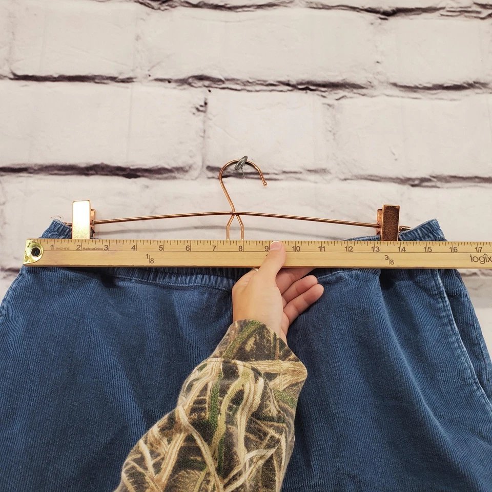 Volcom Shorts Mens Large Blue Frickin Elastic Short Corduroy Stretch A10113SQ - Image 3 of 4