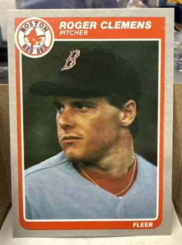 1985 Fleer Roger Clemens #155 RC Boston Red Sox