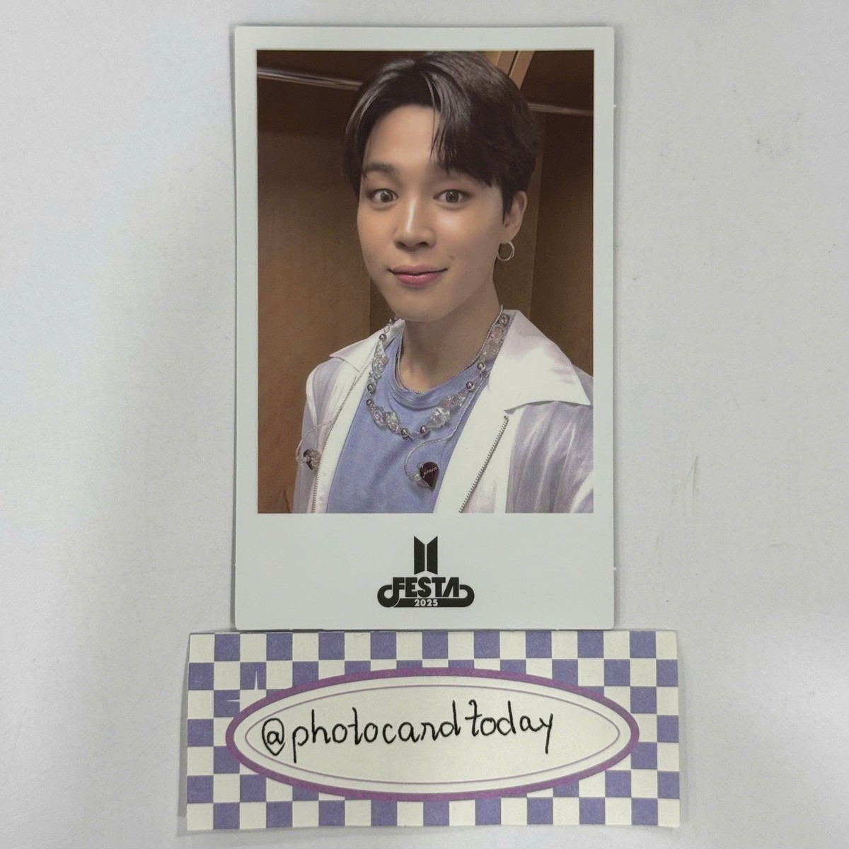 BTS FESTA 2025 POB BENEFITS 100K WON PHOTOCARD OFFICIAL JUNGKOOK V