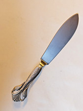 1 Tortenmesser D&Auml;NEMARK  830 SILBER Drei T&uuml;rme Johannes Siggaard ca. 26 cm 1944.