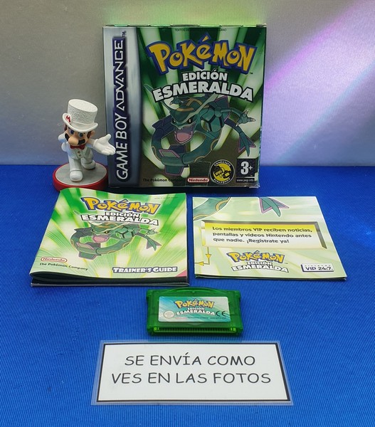 JUEGO GAME BOY ADVANCE POKEMON EDICION ESMERALDA PAL ESPAÑA