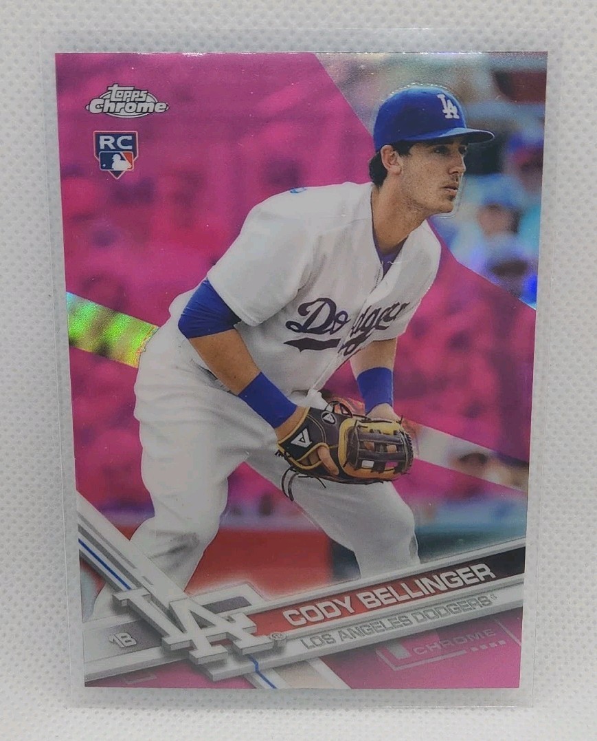 2017 Topps Chrome - Cody Bellinger #79 Pink Refractor (RC)