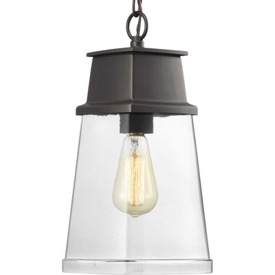 Progress Lighting P550033 Bronze Greenridge Single Light 7''W Mini Pendant