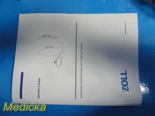 Zoll Medical Ref 8011-0139-01 Autoclavable Internal Handles W/ Paddles ~ 28024 - Picture 4 of 12