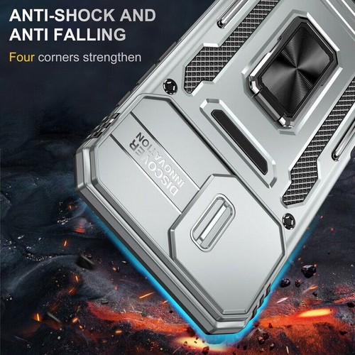 Luxury Armor Camera Cover Ring Stand Cover Case For 16 15 14 13 12 11 Pro Max - 第 7/16 張圖片