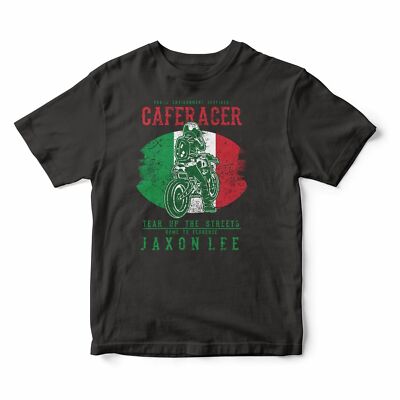 Tear up the Street Motorcycle Racing Italy Cafe Racer Motorrad - T-Shirt