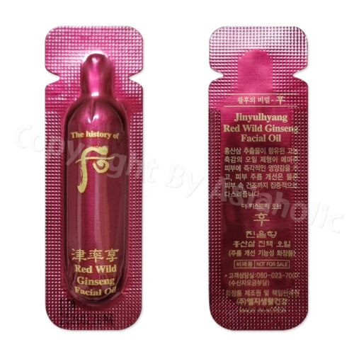The history of Whoo Red Wild Ginseng Facial Oil 1ml x 50pcs (50ml) Sample Newest - Picture 3 of 12