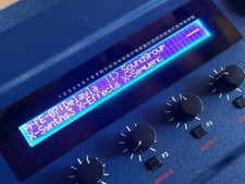 QUASIMIDI RAVEN Replacement Display Kit - White Text on Deep Blue - Easy to Fit