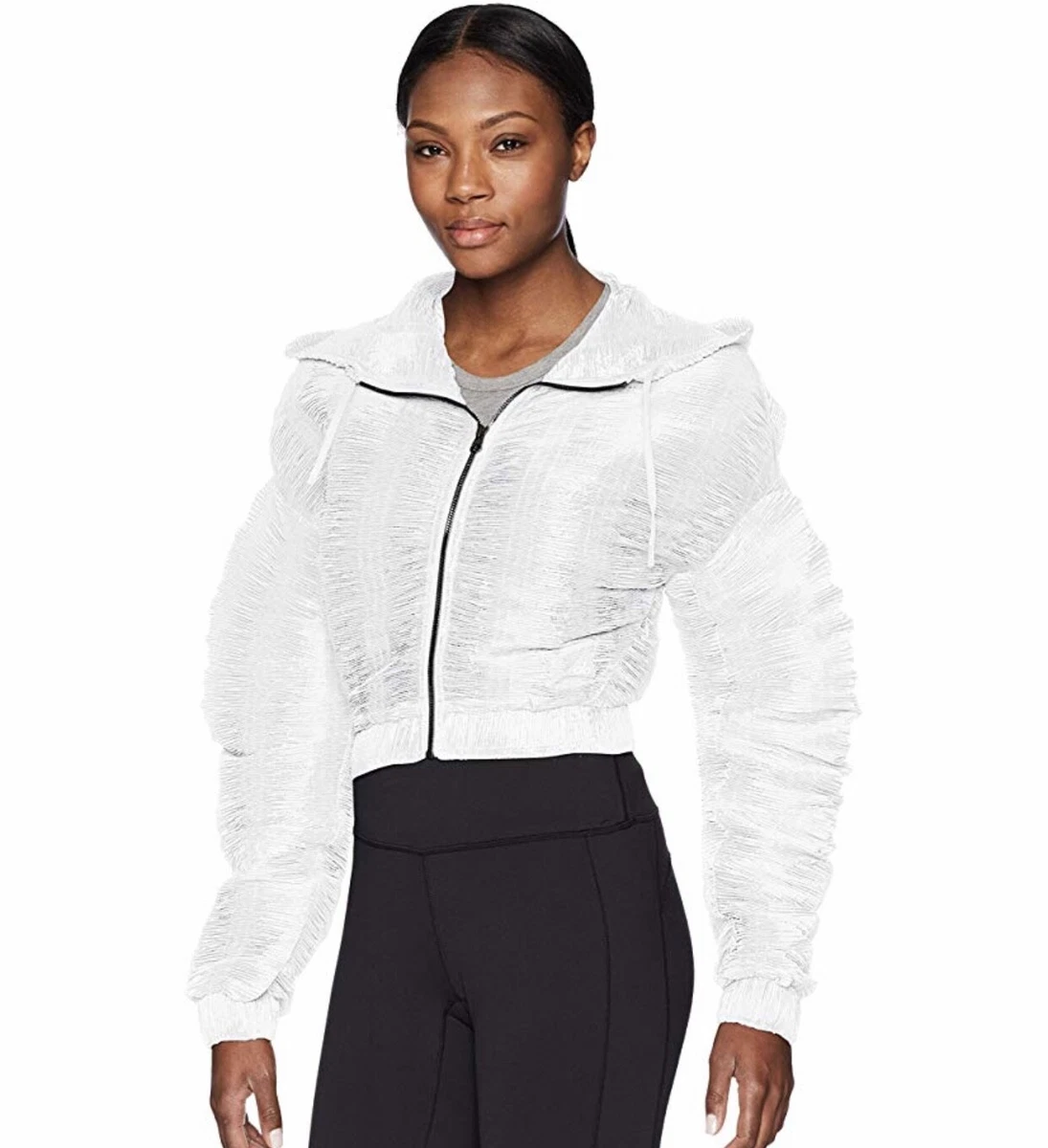 ALO YOGA WOMEN'S DYNAMIC JACKET SIZE XS WHITE $180 | eBay