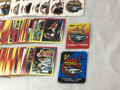 1989 Topps Back to the Future II Complete Card Set & Stickers