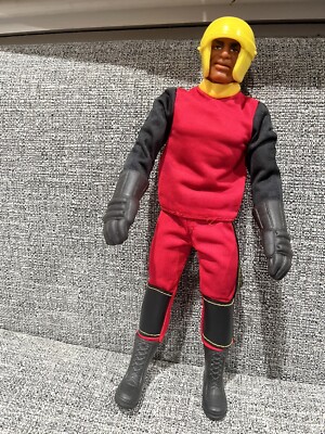 Big Jim Mattel Dr Steel Motocross Rugged Rider Motorcycle Wolfpack