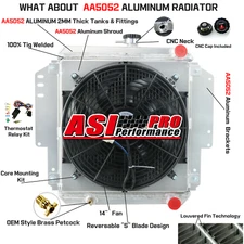 RADIATOR SHROUD FAN FIT 1984-1998 SUZUKI SAMURAI CHEVROLET SJ413 1.3L MT Quality