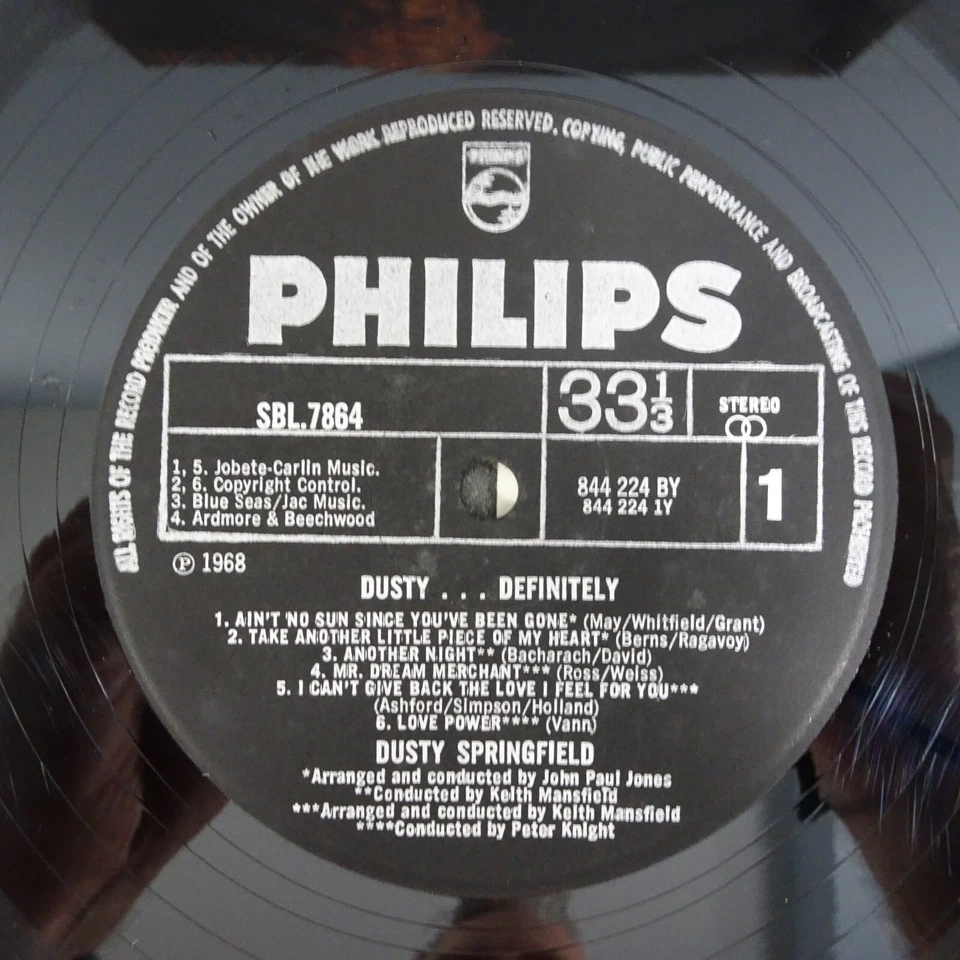 DUSTY SPRINGFIELD Dusty.. Definitely LP 1968 PHILIPS Northern Soul EX/VG+ - Image 4 of 4