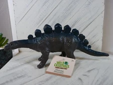 Greenbrier International Blue & Gray Stegosaurus Dinosaur Toy Figure L5