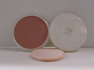 Max Factor Creme Puff Makeup .8 oz Bronze Tone ( Dark Beige Rose ) Unboxed New 