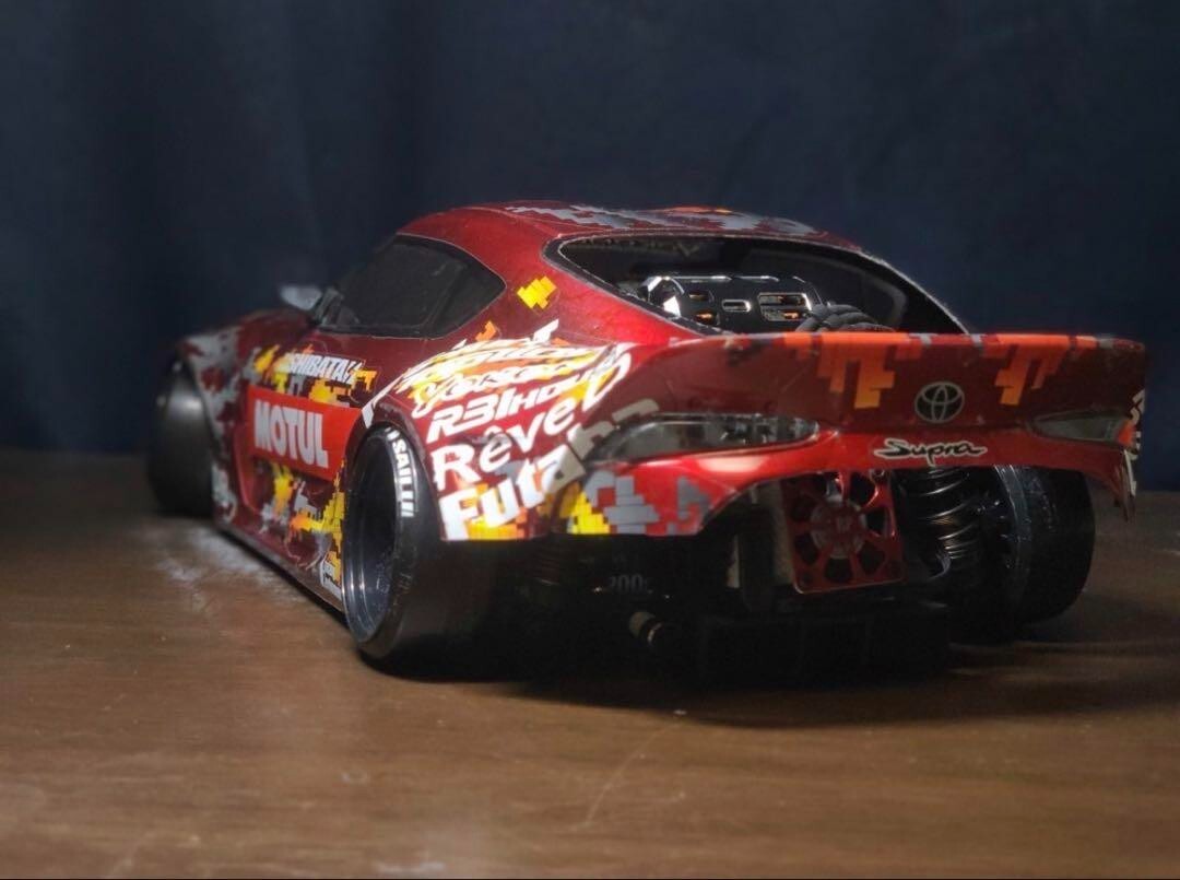 Pandora 1/10 RC Car Painted Body Toyota GR Supra A90 BLS BN