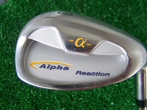 Alpha Reaction 56 Degree Cavity Back Sand Wedge Steel S300 Stiff Flex Right Hand - Picture 2 of 8