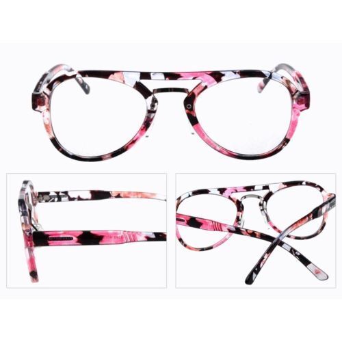 Beison Pilot Optical Unisex Vintage Full Rim Eyeglass Glasses Frame Clear Lens - Bild 4 von 12