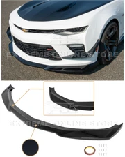 EOS For 16-Up Chevy Camaro | ZL1 Style Glossy Black Front Bumper Lip Splitter