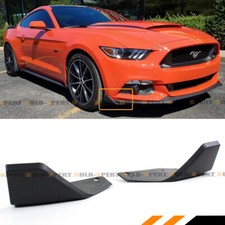 For 2015-2023 Ford Mustang Md Style Front Bumper Chin Spoiler Winglet Splitters