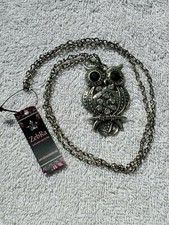 NEW OWL NECKLACE JEWELRY SET 