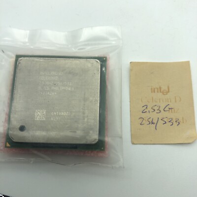 Intel Celeron D 2.53GHz 256 / 533 Socket 478 CPU Processor PGA478 Spec SL7C5