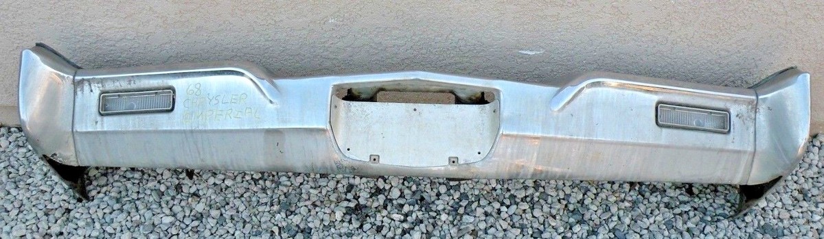 X CHRYSLER IMPERIAL NEW TRIPLE PLATED CHROME FRONT BUMPER 1968 68