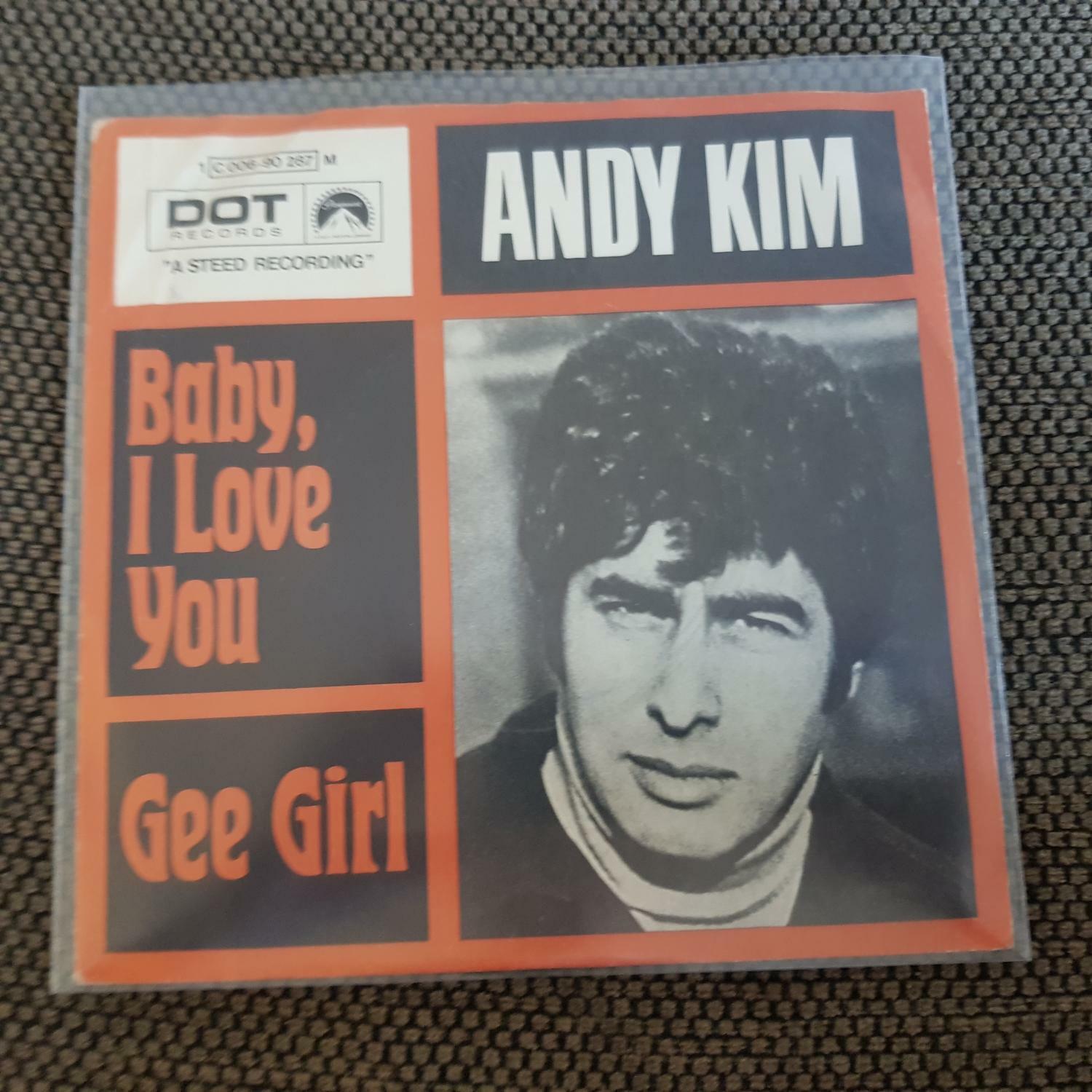 7"" Single Vinyl Andy Kim - Baby I love you GERMANY
