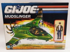 GI JOE MUDSLINGER FIGURE DOGFIGHT HASBRO VINTAGE 90 NEW IN SEALED BOX MUDFIGHTER