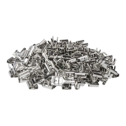 100PCS Non Insulated Female Spade Terminals 6.3mm Quick Splice Wire Connectors - Picture 8 of 8