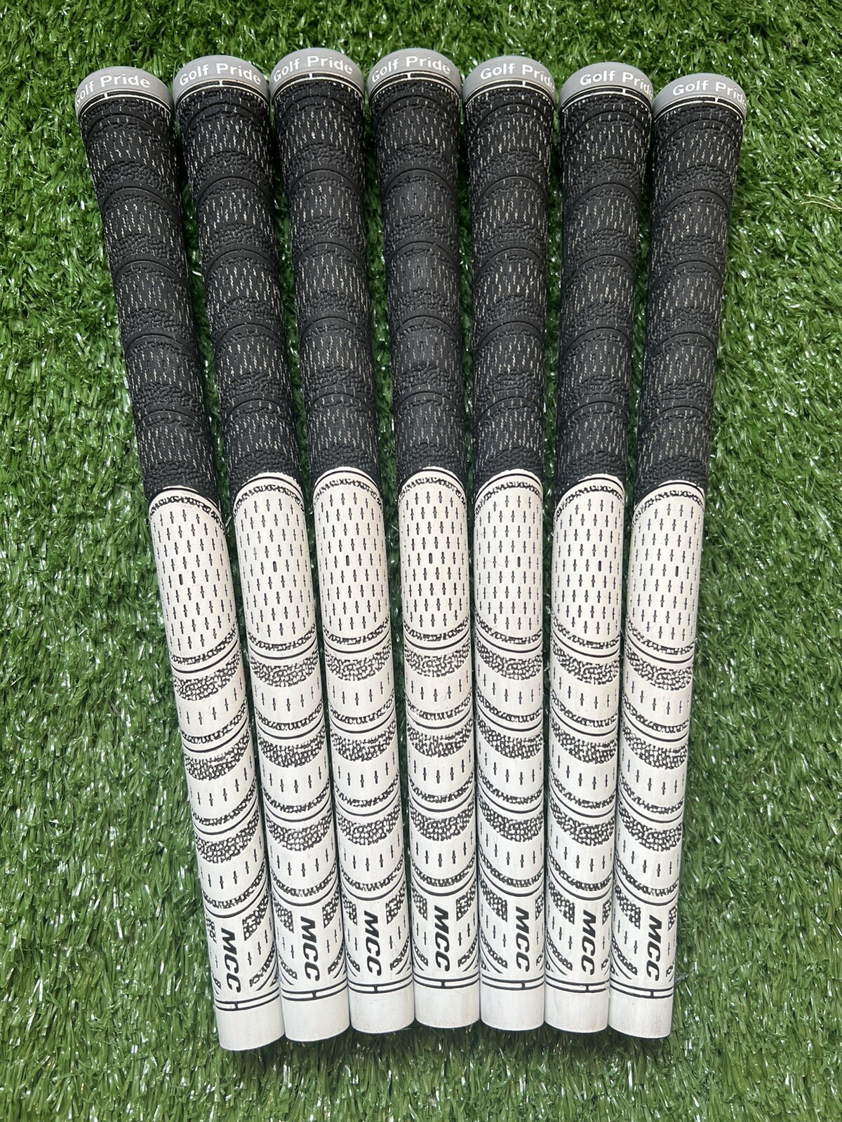 7 x Golf Pride MCC Multi Compound Arccos Grips / Smart Sensors / Black