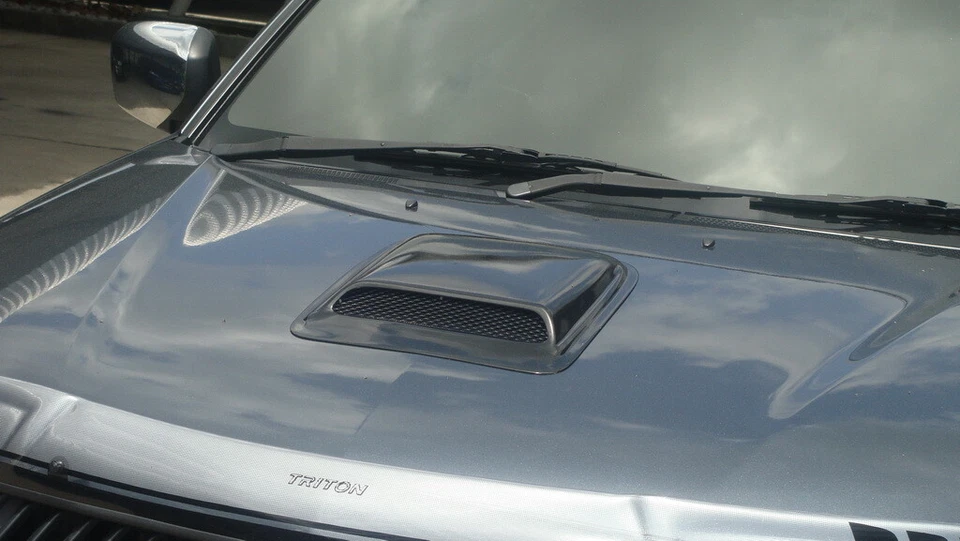 2006 2013 14 Bonnet Hood Scoop Cover Black Trim 1 Pc For Mitsubishi L200 Triton - Image 2 of 3
