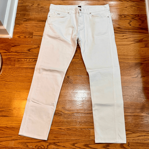 Hugo Boss White Delaware 3 Five Pocket Stretch Jeans. Size 36. - Picture 12 of 12