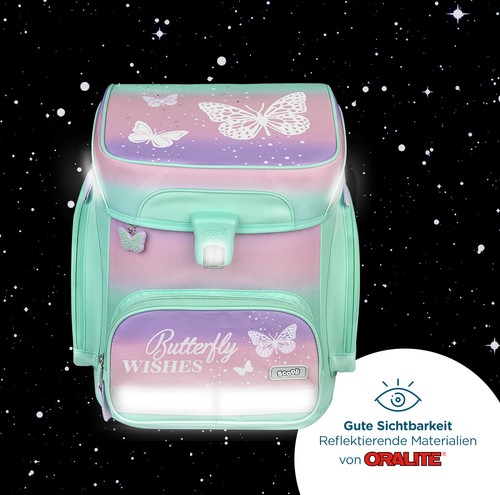 Schulranzen Mädchen 1. Klasse | Set Schmetterling 5-teilig Butterfly Wishes - Bild 9 von 22