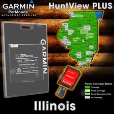 Garmin HuntView PLUS ILLINOIS - MicroSD Birdseye immagini satellitari 24K caccia alle mappe